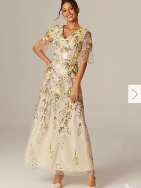 AW Carole Floral Multicolor Dress